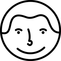 Line Face Doodle