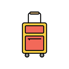 Suitcase vector icon
