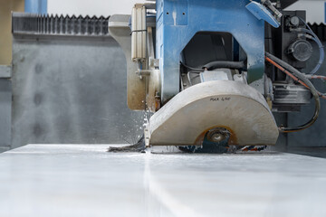 gros plan de découpe de marbre