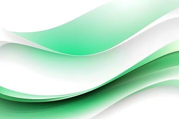 abstract green waves background design, backgrounds 