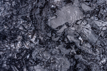 Carrelage en marbre noir
