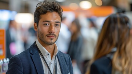 Fototapeta premium 26. An educational fair showcasing innovative small businesses and tips for effective asset allocation