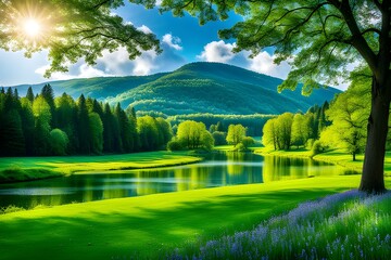 Obraz premium beautiful natural scenery