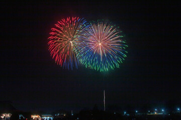 日本の芸術花火