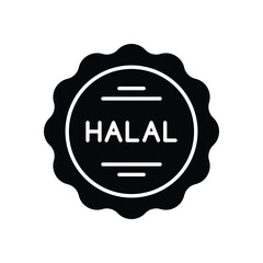 Halal vector icon