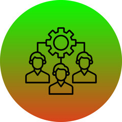 Obraz premium Workflow Icon