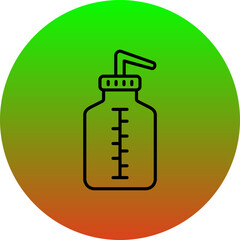 Fototapeta premium Wash Bottle Icon