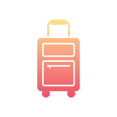 Suitcase vector icon