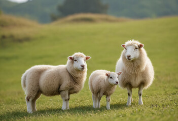 Fototapeta premium Sheep in farm