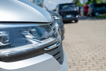 Fototapeta premium Neufahrzeuge, Autos, Autohandel, Deutschland