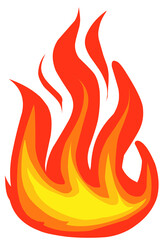 Fire flames illustration