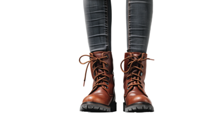 Women's shoes on a white isolated transparent background