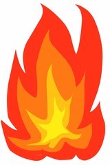 illustration of a fire