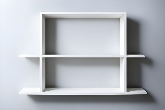 recommend clip art: White empty shelf 