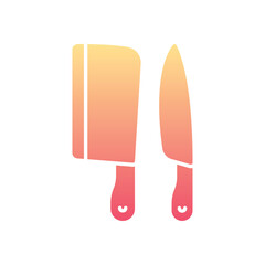 Knives vector icon