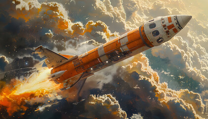 Obraz premium space background