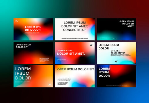 Gradient Technology Presentation Template