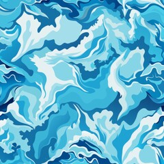  Seamless pattern of rainbow liquid marble with a spectrum of blended colors, Generative AI