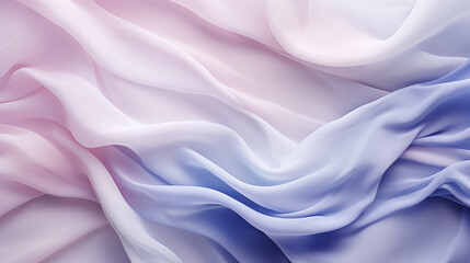 Obraz premium A vibrant and fluid background of multicolored silky fabric flowing gracefully. Background multicolored silk fabric.