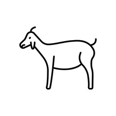 Goat vector icon