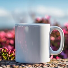 Award Winning Mug on a Beautiful Background Generative AI