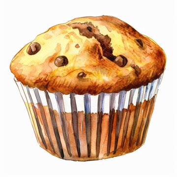 recommend clip art: muffin clipart Isolated on white background. art food concept for designer