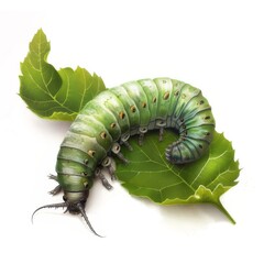 caterpillar, insect, nature, macro, green, larva, animal, leaf, butterfly, bug