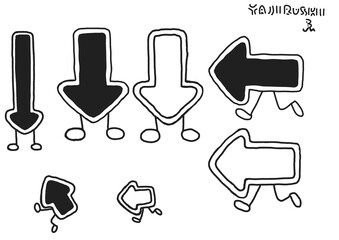 手ブレ手書き矢印3