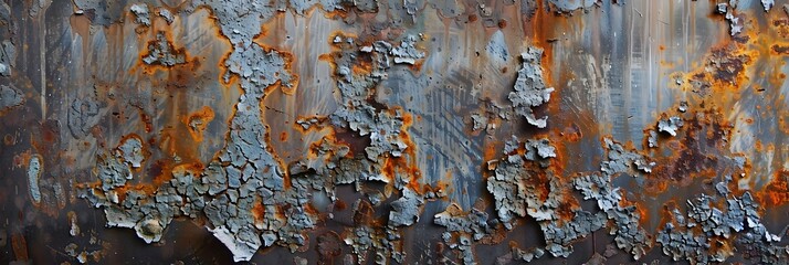 the appearance of weathered metal on a textured surface