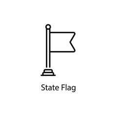 State Flag vector icon