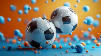 Obraz premium a background with a sporty bias, color dark blue, minimalist