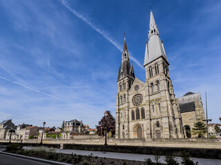 Obraz premium Traditional Cathedral in Chalons-en-Champagne in France