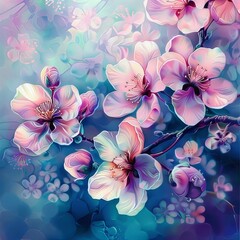 background with flowers