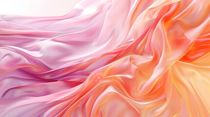 Obraz premium Fashion smooth elegant flying cloth. Abstract 3D art background.