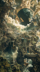 Obraz premium Intricate surreal fantasy composition
