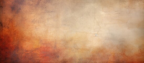 Fototapeta premium An aged canvas texture with a vintage grungy appearance featuring an abstract design gradient art and vignette effects The image includes copy space