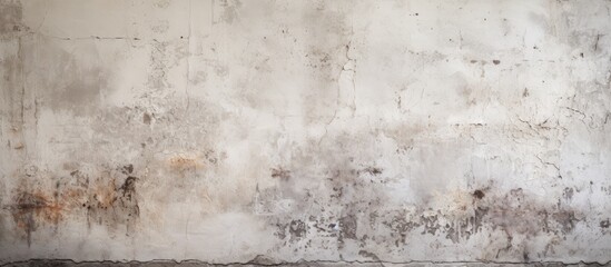 Obraz premium Retro style wall with a grungy white background resembling old cement or stone texture This conceptual wall banner is a mix of grunge material and construction elements making it an ideal copy space