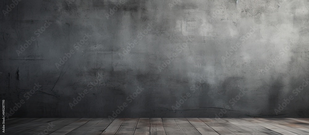 Fototapete a textured concrete wall with a dark color provides a background for interior design it features dar