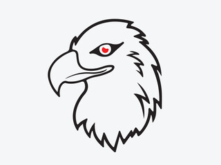 Line Art Drawing Bald Eagle Eagle Feather Law - Soaring Eagle Clipart Black And White