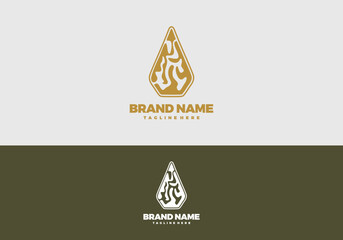 Fototapeta premium Elegant abstract logo suitable for your business brand