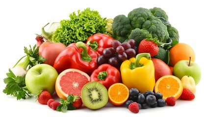 A group of different fruits and vegetables