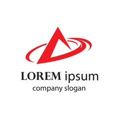 Attractive letter a logo illustration