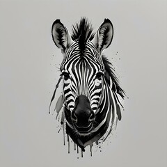Zebra head