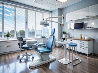 office interior with dentist generative ai