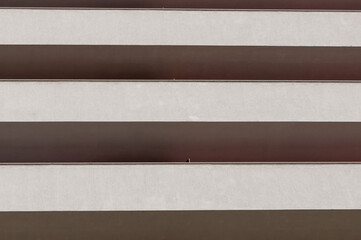 The facade of a building. Architectural patterns