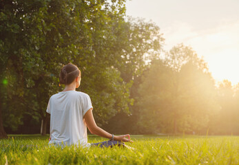 Healthy active lifestyle concept in city park