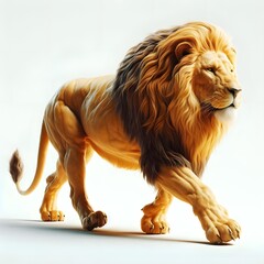 Obraz premium lion king of forest very beautiful creature