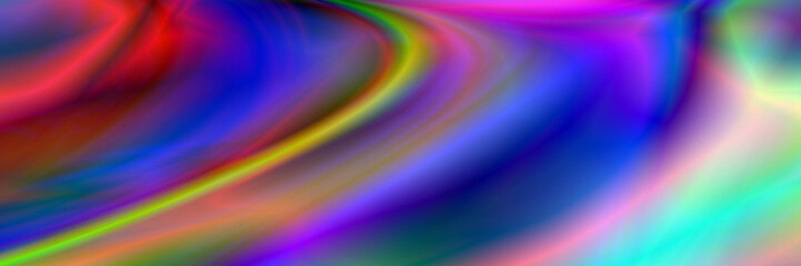 yellow red blue wavey neon glowing effect abstract background for banner poster backdrop ,wallpaper ,copy space.