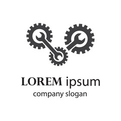 engine repair logo design