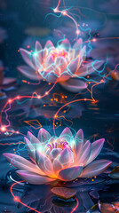 lotus flower, close up of a lotus flower, water lily flower
